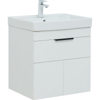 Подвесная тумба Aquanet Ирис new 60 1 ящик, 2 фасада, белый глянец 00310148