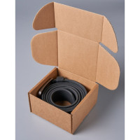 Самосборная картонная коробка PACK INNOVATION 10x10x6 см, объем 0.6 л, 100 шт. IP0GKSS101006-100
