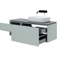 Тумба ALLEN BRAU 1.21008.PWM INFINITY 120 R 1+1, рapyrus white matt 274270 00274270