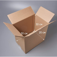 Картонная коробка PACK INNOVATION 30x20x30 см, объем 18 л, 50 шт. IP0GK00302030-50
