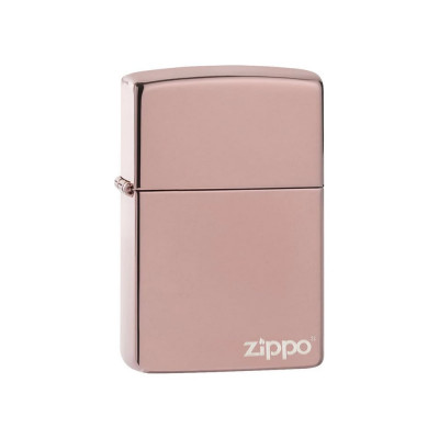 ZIPPO Зажигалка Classic с покр High Polish Rose Gold латунь/сталь розовое золото 38х13х57 мм 49190ZL