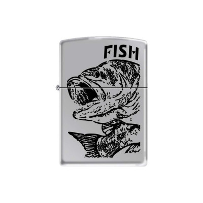 Зажигалка Zippo Черный окунь 250 FISH - BIG MOUTH