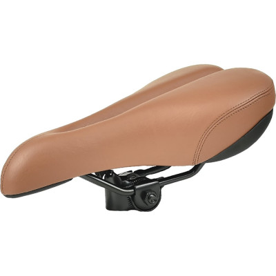 JOY KIE Седло DS-2498 MTB 260 160mm, 600гр,комфорт,пружины,коричневый H000017450