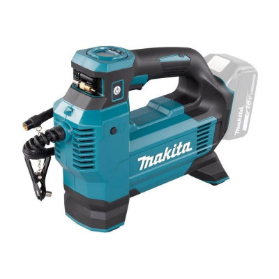 Makita Насос автомобильный аккум. LXT 18В, 11.1 бар, 3 скорости, 22/11/7 л/мин, XPT,4 насадки, без аккум.и з/у. DMP181Z