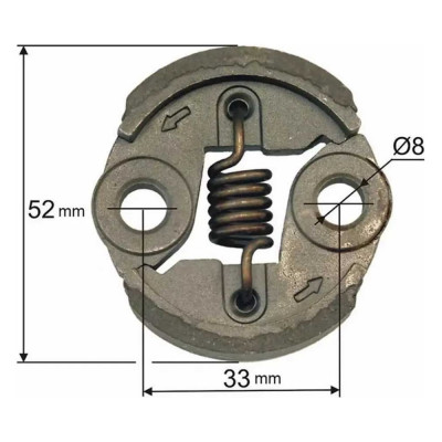 TORGWIN сцепление ( вариатор ) для бензокос 33/43/52см3 / T893713