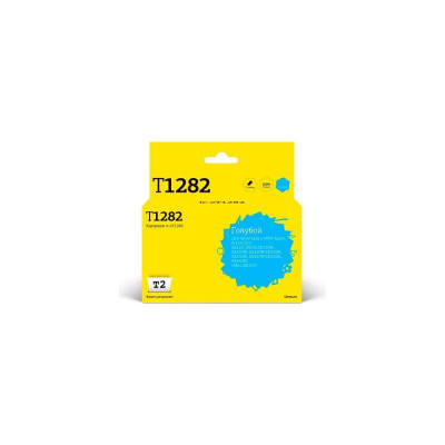 Картридж T2 (C13T12824011/T1282) для Epson Stylus S22, SX125, SX130, SX230, SX420W, Office BX305F, голубой, с чипом IC-ET1282