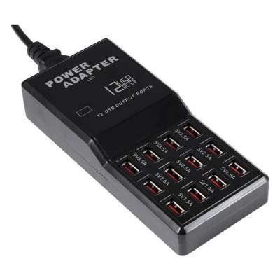 PALMEXX Зарядное устройство на 12USB портов, 5.0V-12A, 60W PX/PA-12USB-12A