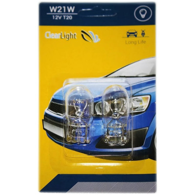 Clearlight Лампа w21w () 12v (блистер 2 шт.) CL-W21W-12V 2B