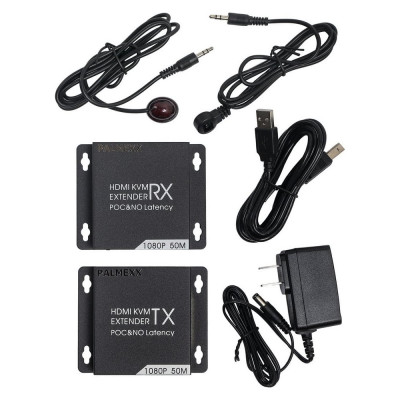 PALMEXX Удлинитель HDMI AYE07KVM по UTP кабелю с функцией KVM (2*USB), 1920*1080p@60Hz, до 50 метров PX/AYE-07KVM