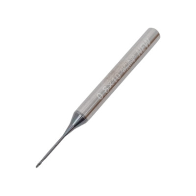 New Century Фреза концевая твердосплавная Alpha-GX c 2-мя зубьями, 0.8X4X1.2(10)X45, New Century G9I64008100N