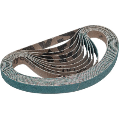 AbraTechnic Лента шлифовальная, комплект из 10 шт, полиэфирная основа, P60 Zirconium, 330x10мм, ABR309447
