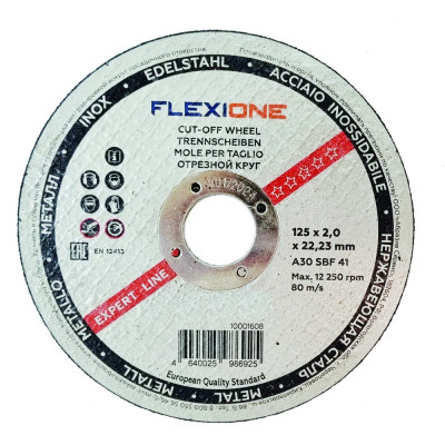 Flexione Отрезной круг металл/нержавейка 125x2х22,23 тип41 