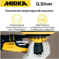 Круг шлифовальный Q.SILVER (100 шт; 150 мм; 15 отв; P180) MIRKA 3661109918