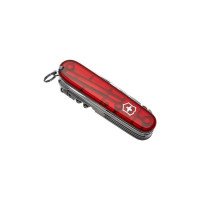 Офицерский нож Victorinox Huntsman Lite 1.7915.T 91 мм, 21 функций, красный полупрозрачный