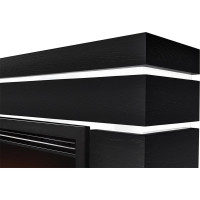 Портал Firelight Moderno 25 шпон чёрный дуб НС-1241830