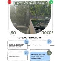 Средство для окон, для мытья стекол и зеркал КЕНАЗ стекло глянец, без разводов и царапин, 0.8 л 809950