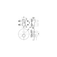 Встраиваемый смеситель для душа Paffoni LIGHT LIG018HG 00244501