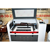 Лазерный станок СО2 Gray 4060 трубка 50 Вт, контроллер Ruida, рельсовые направляющие по X и Y, CO-4060M 18015