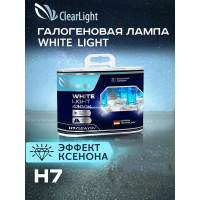 Комплект ламп Clearlight H7, 12 В, 55 Вт, WhiteLight, 2 шт. MLH7WL