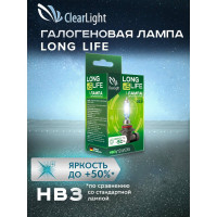 Лампа Clearlight HB3, 12 В, 60 Вт, LongLife ML9005LL