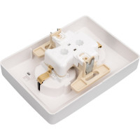 Розетка Systeme Electric Blanca внутр Алюминий 2-ая с/з IP44 со шторками, 16А, 250В SE BLNRS441123