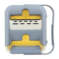 Набор для уборки VETTA швабра, ведро с механизмом отжима, 2 насадки, микрофибра 444-380