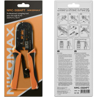 Обжимной инструмент NIKOMAX коннекторы: 8P8C, 6P6C, 6P4C NMC-5684PT
