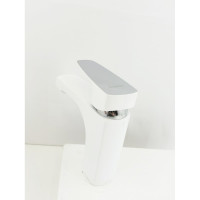 Смеситель для раковины Rainsberg белый, однорычажное управление R0201F