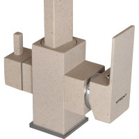 Смеситель для кухни WISENT с подводкой питьевой воды, бежевый W4333-3-20