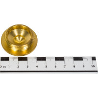 Заглушка Viega Н, 1", латунь, с квадратом, с цилиндрической резьбой 102883