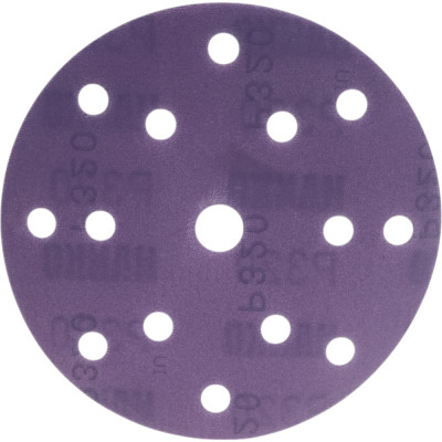 Круг шлифовальный Film Ceramic FC531 (150 мм; 15 отв.; Р320; 100 шт) Hanko FC531.150.15.0320