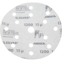 Круг шлифовальный Q.SILVER (50 шт; 150 мм; 15 отв; P1200) MIRKA 3661105093