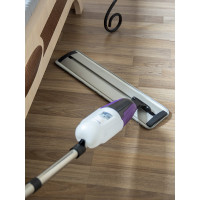 Швабра для влажной уборки Фея Порядка SMP-850 фиолетовая, со спрей-блоком и сдвижной ручкой 4606400636427