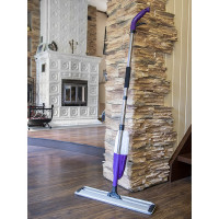 Швабра для влажной уборки Фея Порядка SMP-850 фиолетовая, со спрей-блоком и сдвижной ручкой 4606400636427