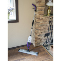 Швабра для влажной уборки Фея Порядка SMP-850 фиолетовая, со спрей-блоком и сдвижной ручкой 4606400636427