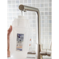 Швабра для влажной уборки Фея Порядка SMP-850 фиолетовая, со спрей-блоком и сдвижной ручкой 4606400636427