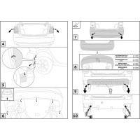 Фаркоп BERG для Skoda Rapid 14-/Volkswagen Polo 10-/Skoda Octavia 96-10, шар A, 1000/75 кг, F.5112.001