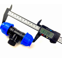 Переходной тройник ПНД BOUTTE 20-3/4"НР-20, 10 шт 1643579