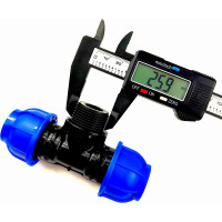 Переходной тройник ПНД BOUTTE 20-3/4"НР-20, 10 шт 1643579