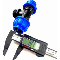 Переходной тройник ПНД BOUTTE 20-3/4"НР-20, 10 шт 1643579