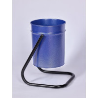 Уличная урна ПРОФМЕТСТИЛЬ металлическая, синий, металлик 402