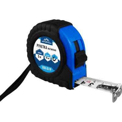 Рулетка vertextools магнитная 5х19 мм 3120-05-19