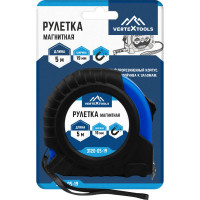 Рулетка vertextools магнитная 5х19 мм 3120-05-19