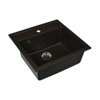 Кухонная мойка из искусственного гранита WISENT Кофе MW510-27/WGER013