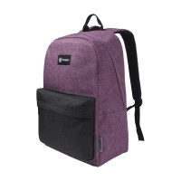 Рюкзак Torber GRAFFI, фиолетовый с карманом черного цвета T8965-PUR-BLK