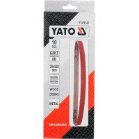 Шлифовальные ленты YATO 20x520 мм Р 80 10 шт YT-09748 367509748 092 1