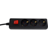 Удлинитель ЮПИТЕР 3 м черный JP8104-21