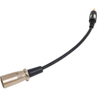 Переход XLR штекер - RCA штекер Pro Legend позолоченные контакты с кабелем 0.3м, PL2286