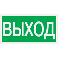 Знак ВЫХОД TDM ELECTRIC 200х100мм SQ0817-0056