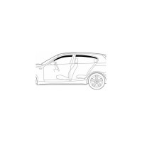 Дефлекторы окон 4 door NISSAN JUKE 2011- Sim NLD.SNIJUK1132